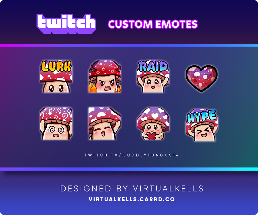 CuddlyFungus14 Emotes