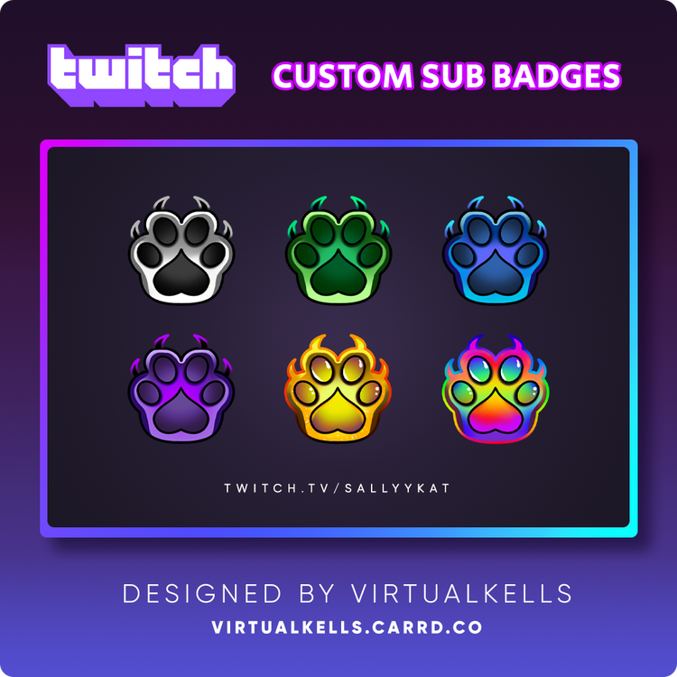 SallyyKat Sub Badges